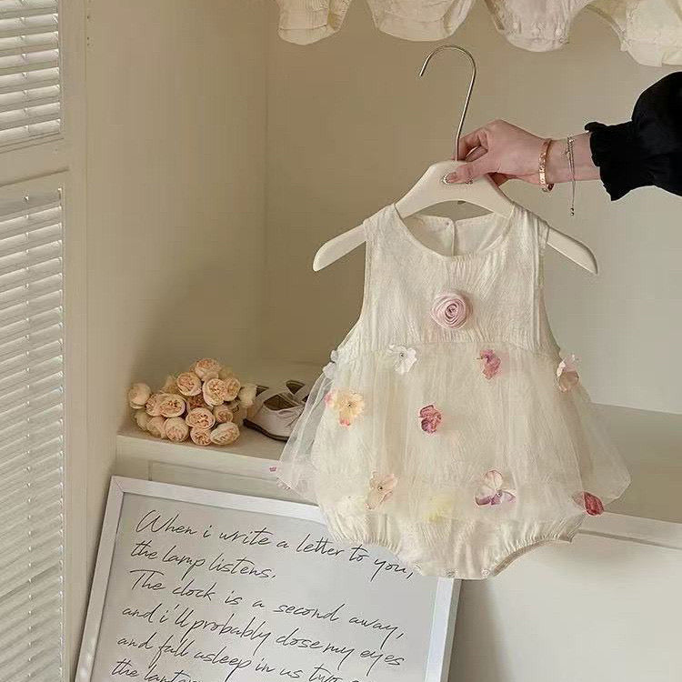 On Hand Annaliese Romper in 0-6 months