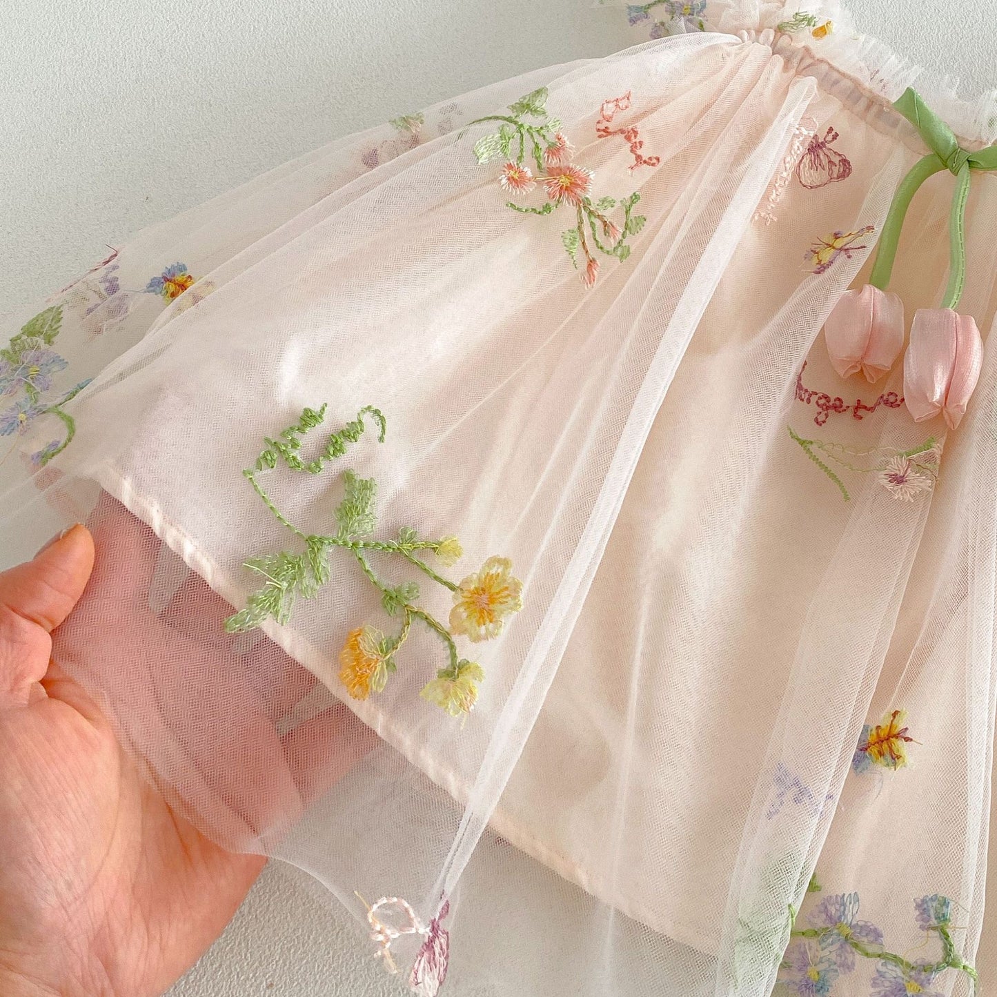 Preorder Infant Girls Parfait Flutter Dress and Hat