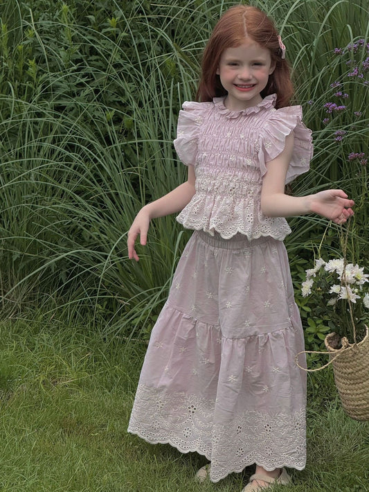 PREORDER Darla Smocking Top & Skirt Sweetiekins Collection