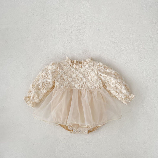 Preorder for Christening Blanca Romper