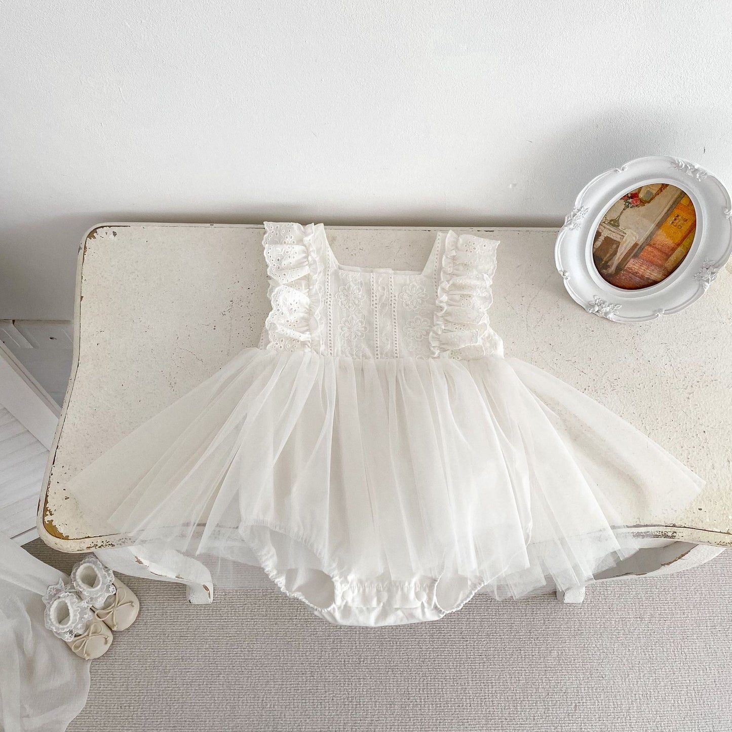 CHRISTENING Marion Romper