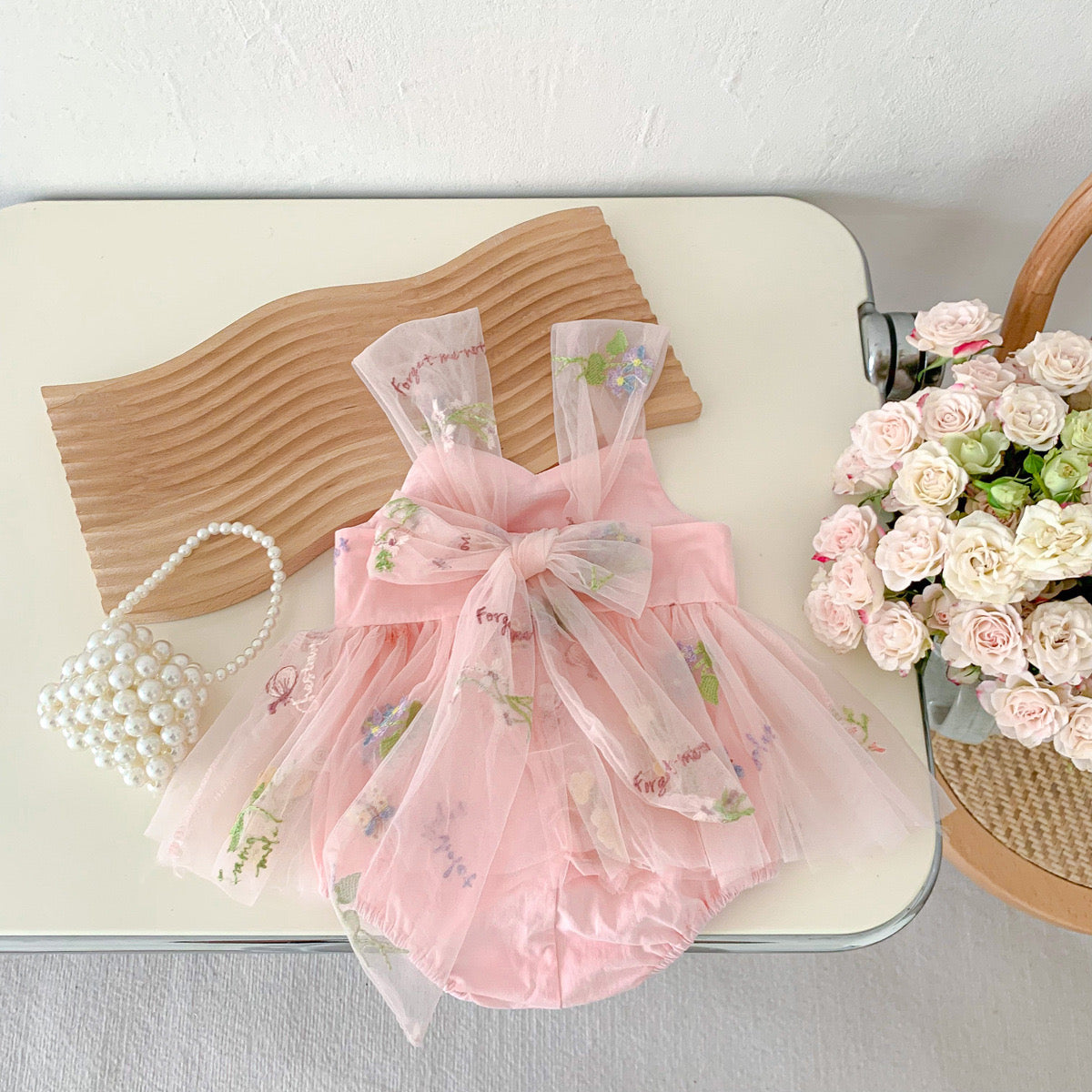 On Hand Parfait Tulle in Pink