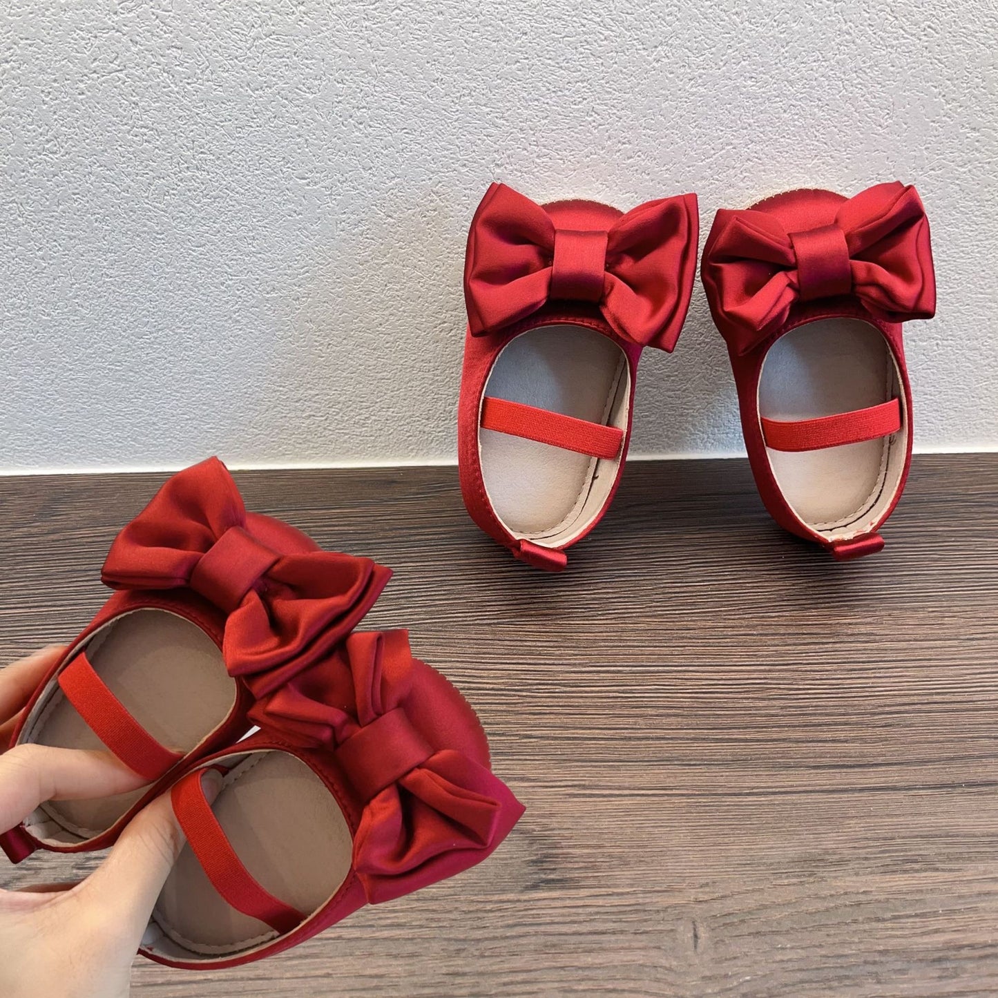 Preorder Serena Red Toes Baby Shoes