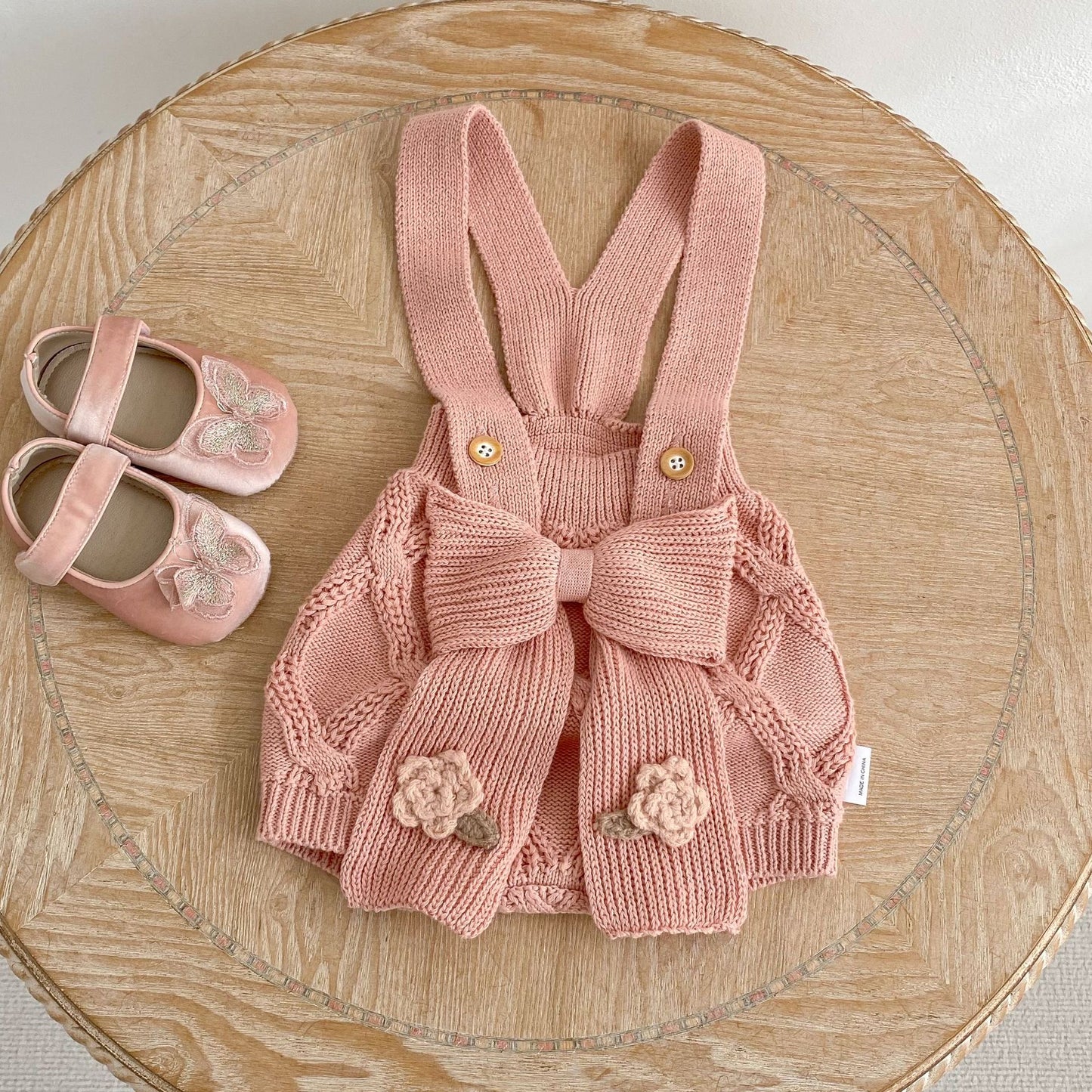Preorder Infant Girls Ardella Knitted Cardigan or Jumpsuit