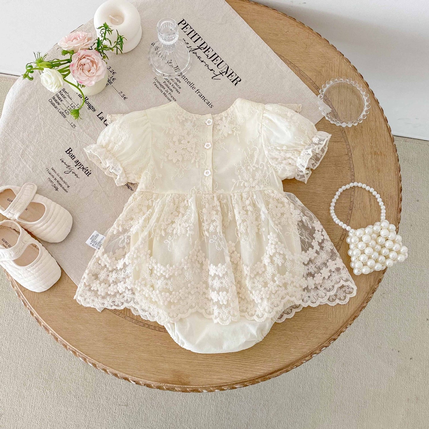 CHRISTENING for PREORDER Elsa Romper