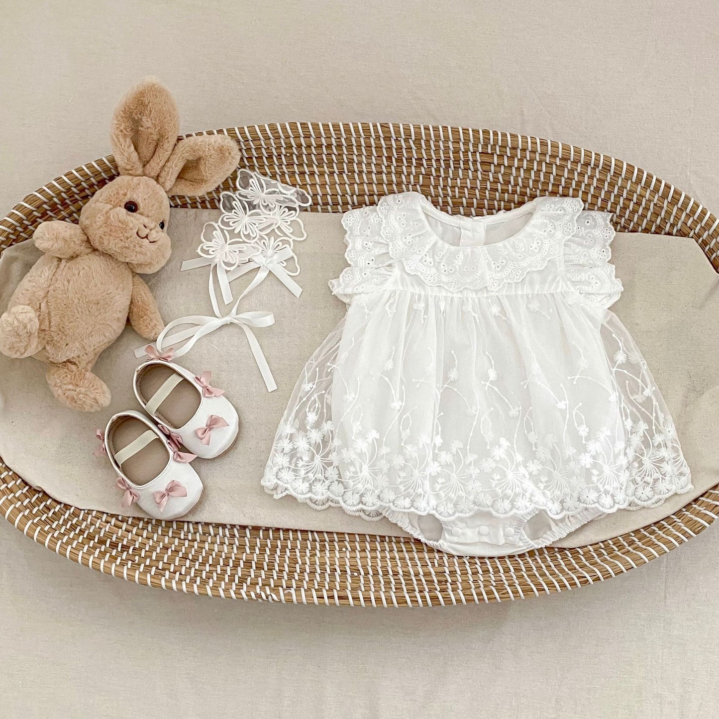 CHRISTENING Mahalia Romper