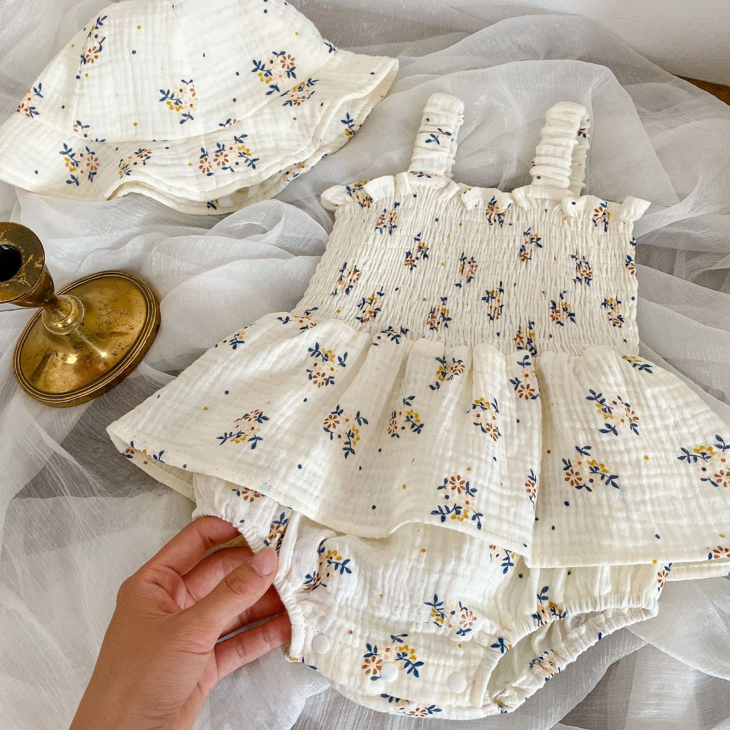 Muriel Romper & Hat