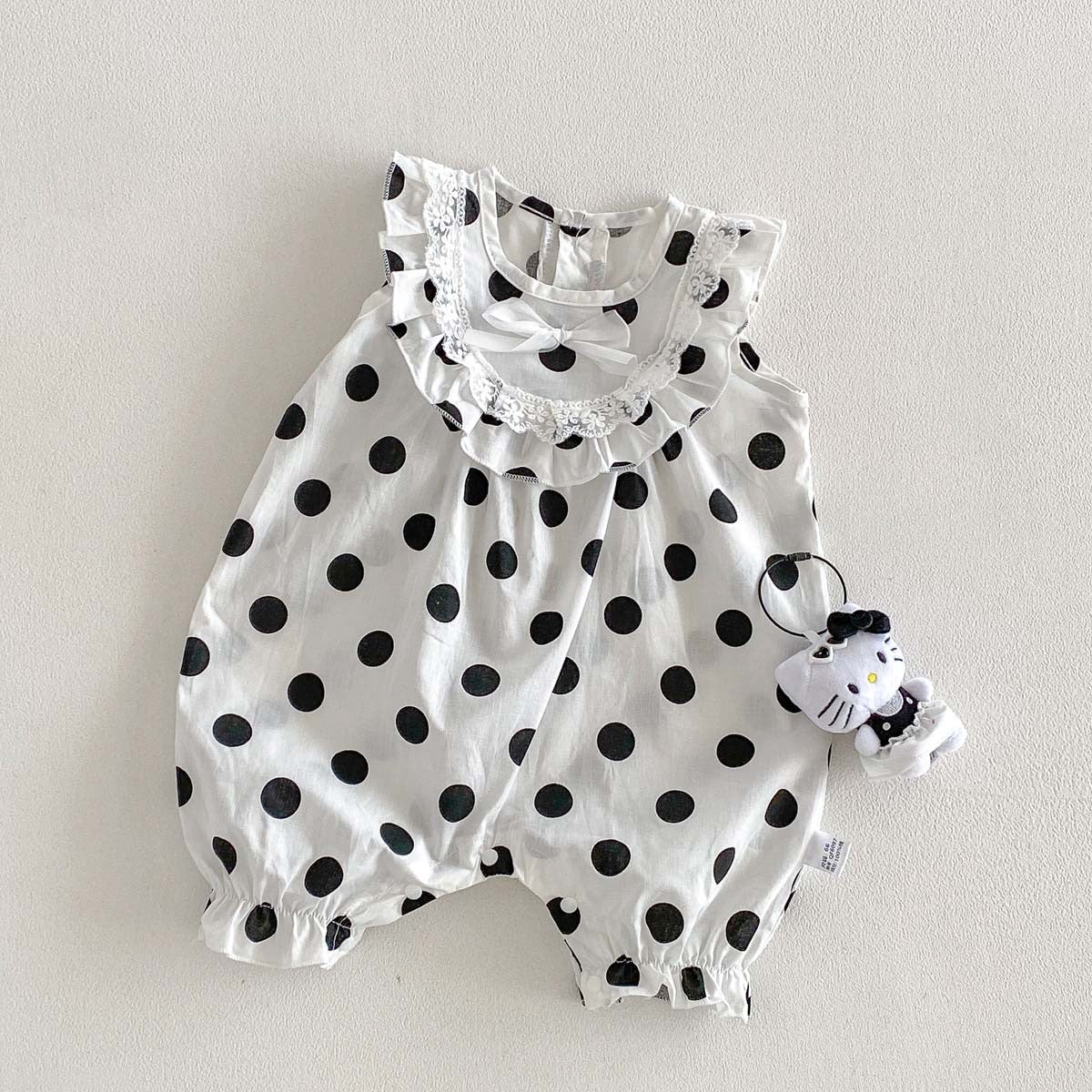 Preorder Infant Girls Jereme Polka Shortalls