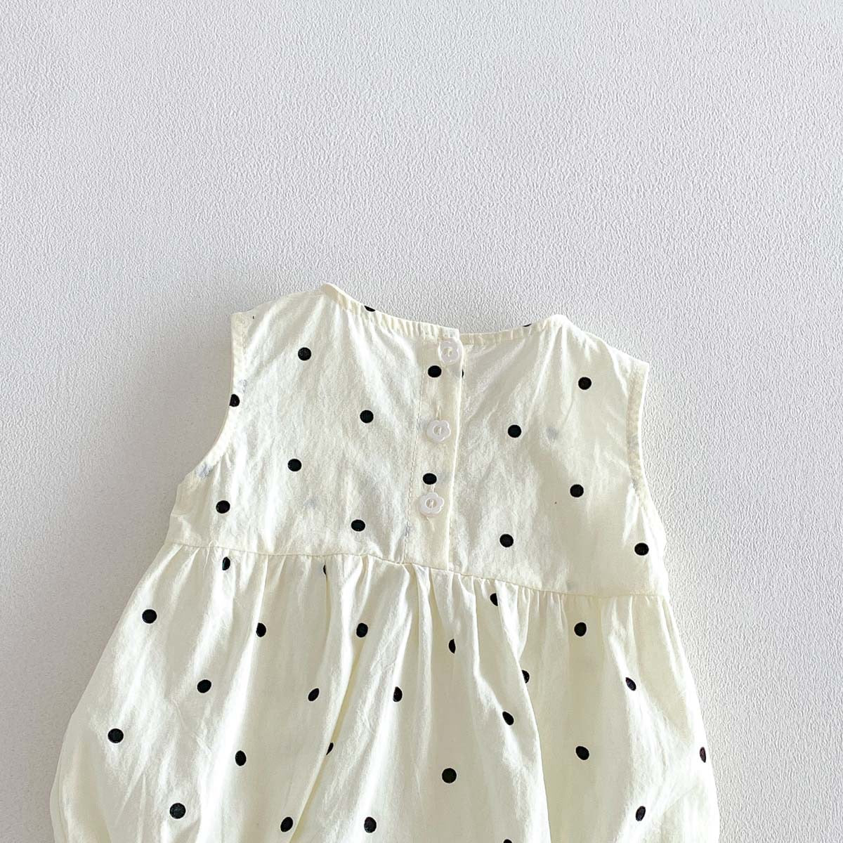 On Hand Jeanie Polkadot Romper