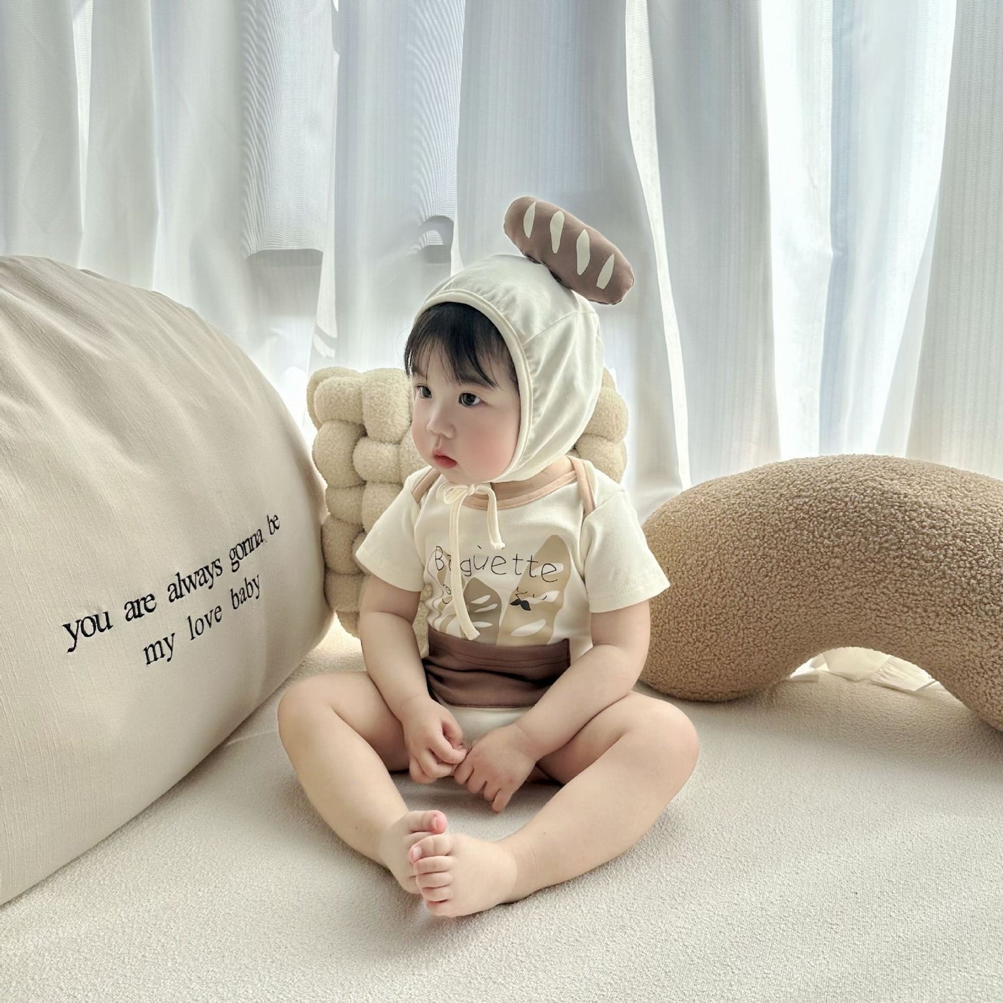 Preorder Halloween Baby Baguette Romper & Hat