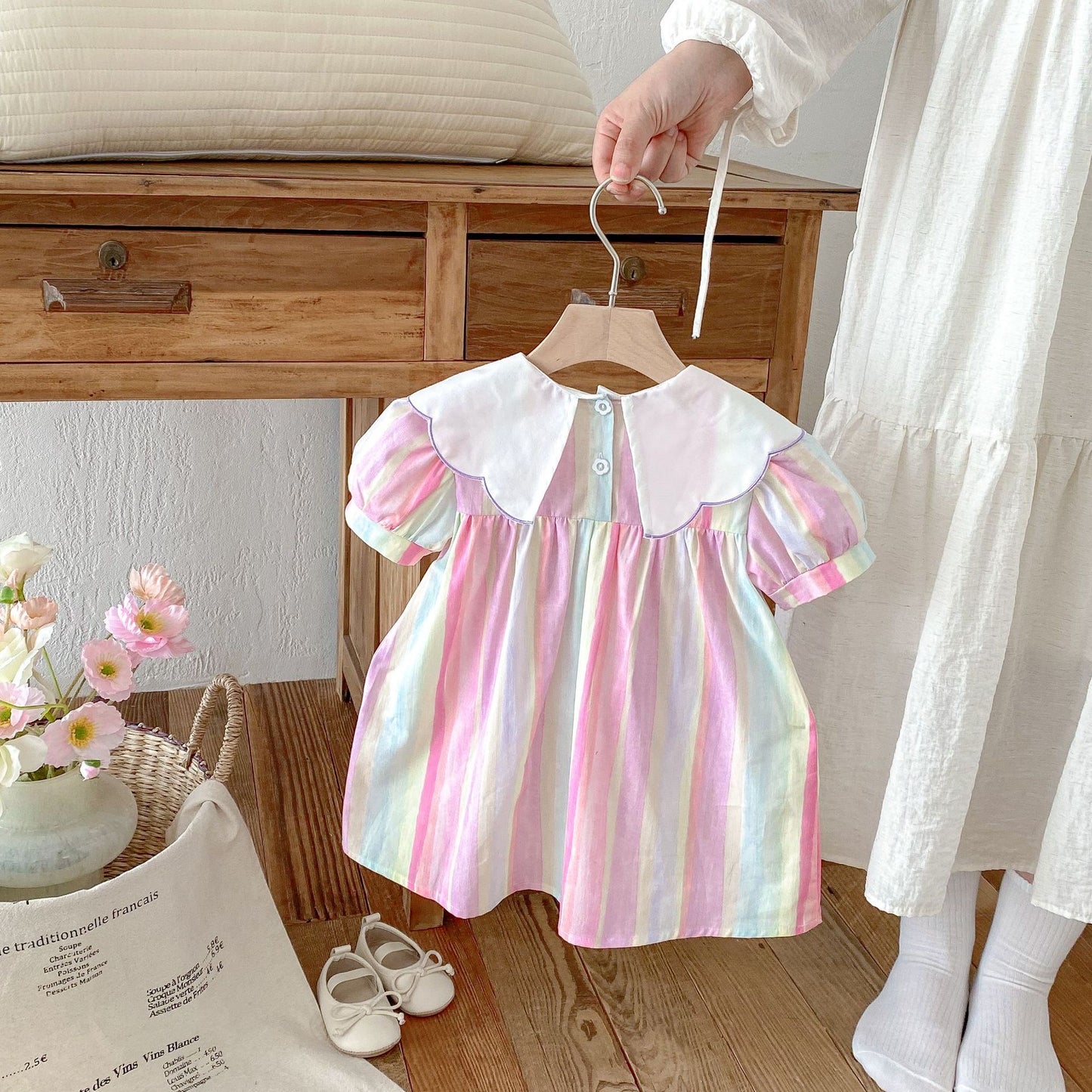 On Hand Kimmy Ribbon Dress in 12-18 months