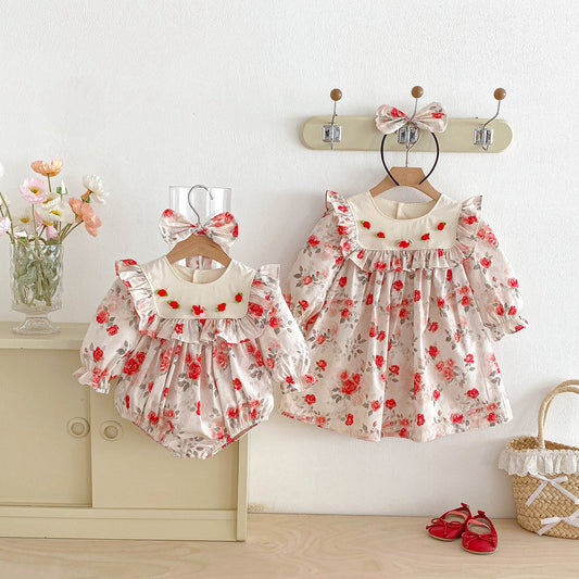 On Hand Lizzy Romper or Dress with Headwear