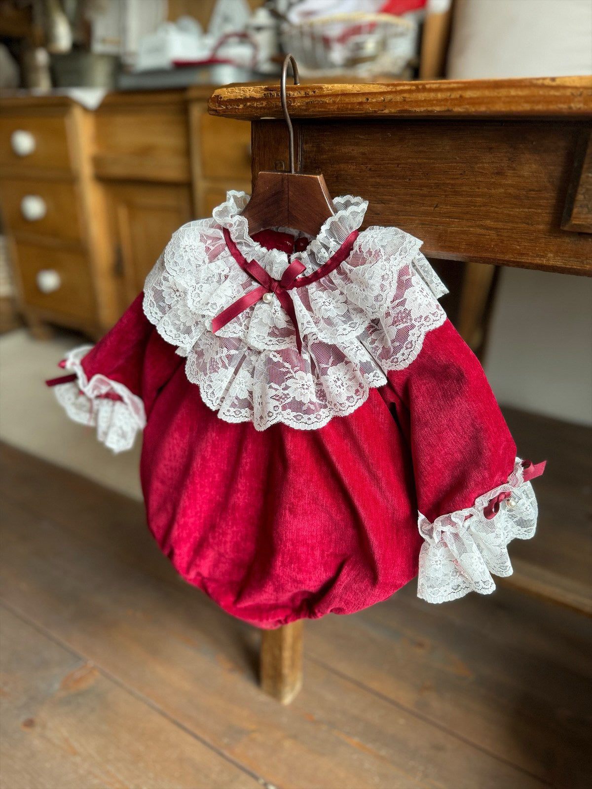 CHRISTMAS OOTD FOR PREORDER Gloria Romper