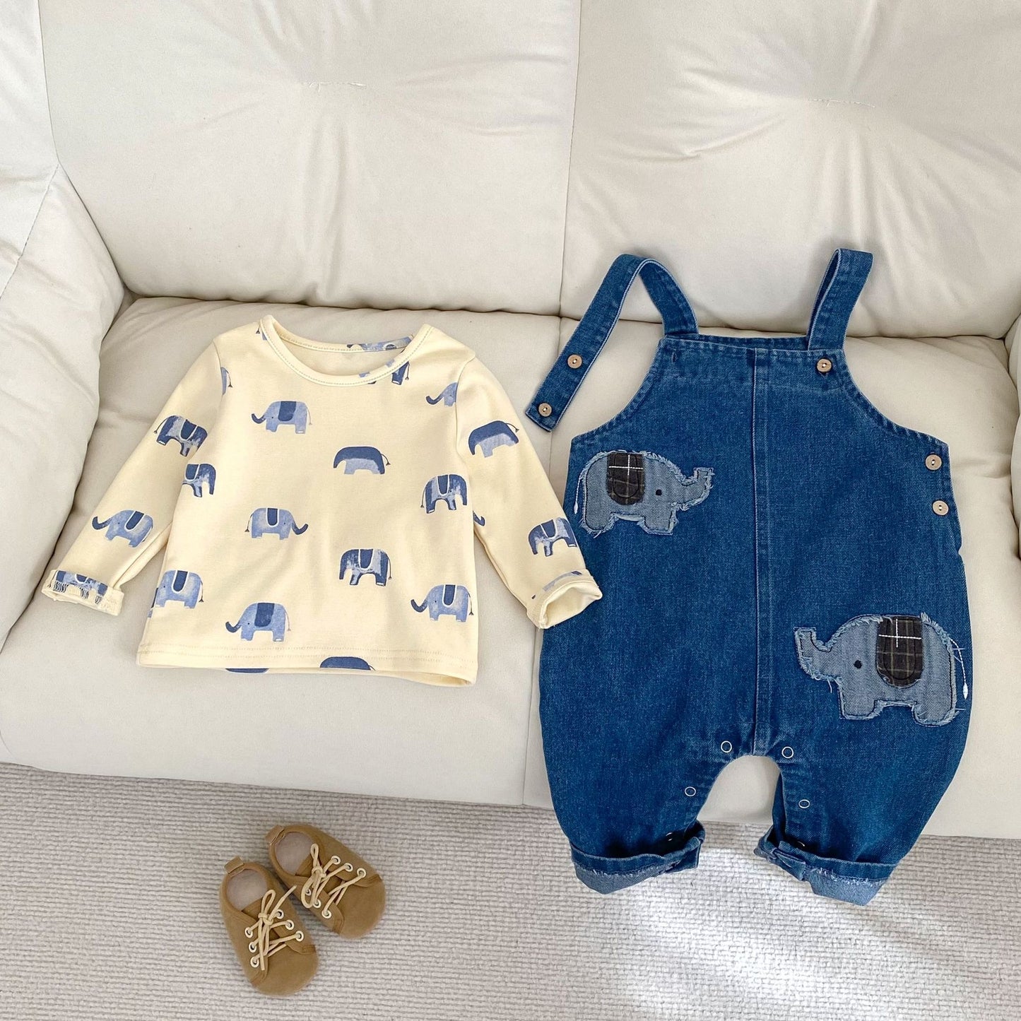 PREORDER ARCHIE INNER & DENIM OVERALLS INFANT BOYS