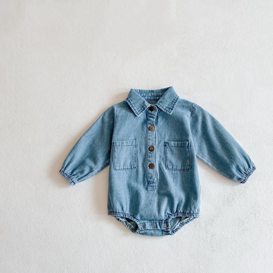 PREORDER APOLLO DENIM ONESIE INFANT BOYS