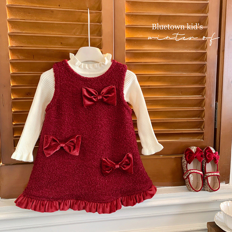 CHRISTMAS OOTD FOR PREORDER Sanne Dress & Inner Long Tee