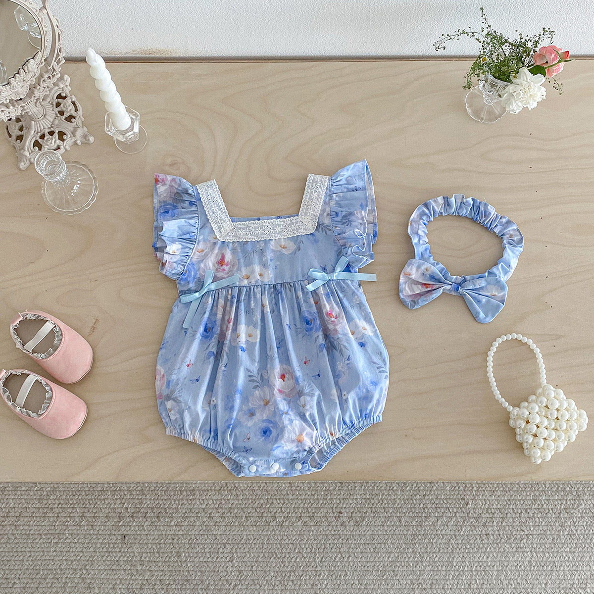 On Hand Cornelia Romper & Headband