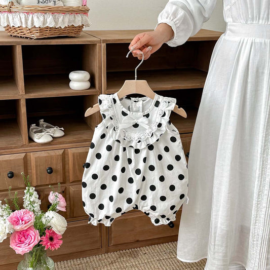 Preorder Infant Girls Jereme Polka Shortalls