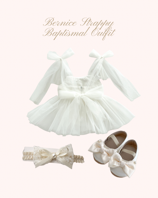 Preorder Bernice Strappy Baptismal Outfit