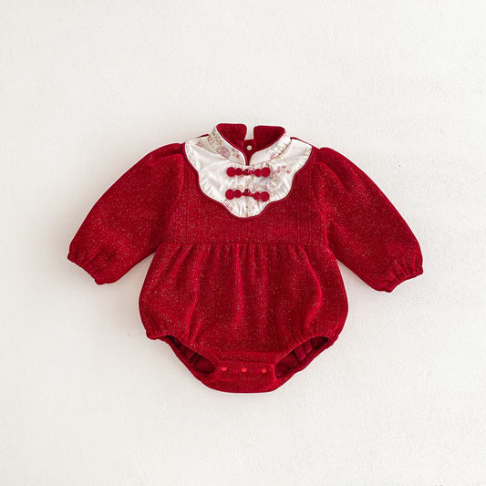 Chinese New Year Special Rosa Cheongsam Romper