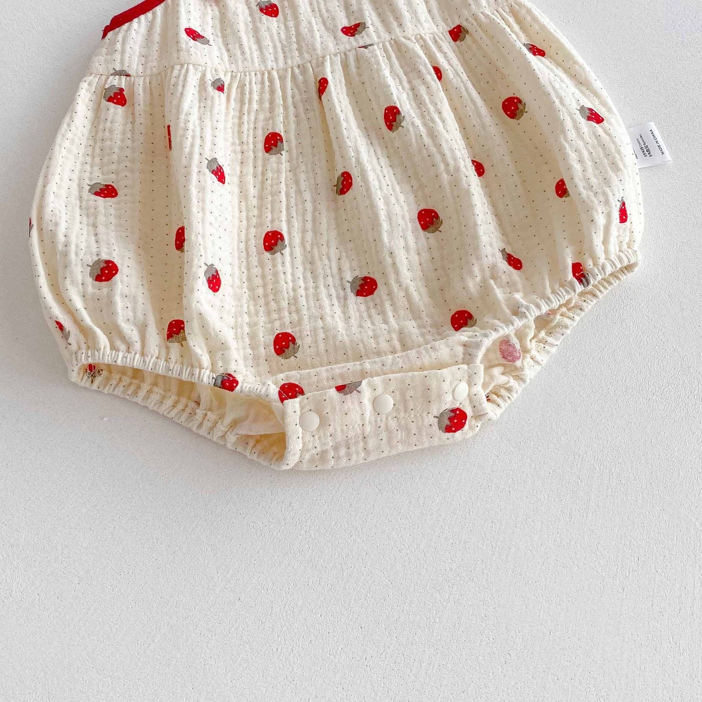 Salma Strawberry Romper