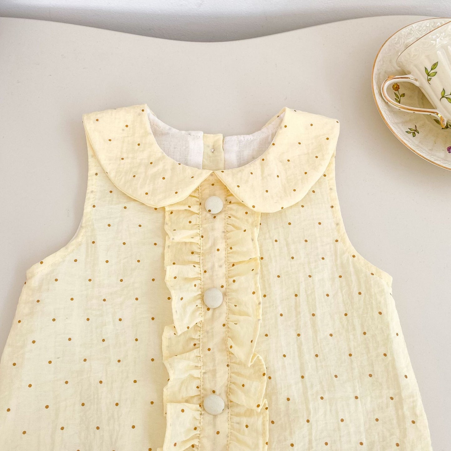Preorder Infant Girls Callie Polkadot Romper