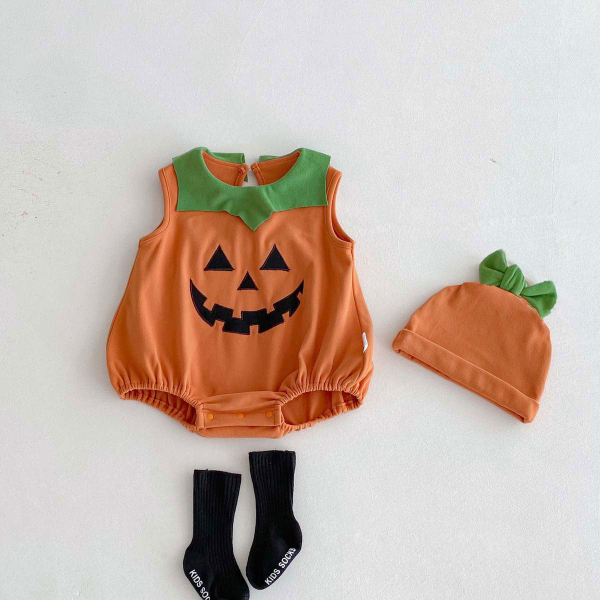Halloween Specials PREORDER Pumpkin Romper & Hat