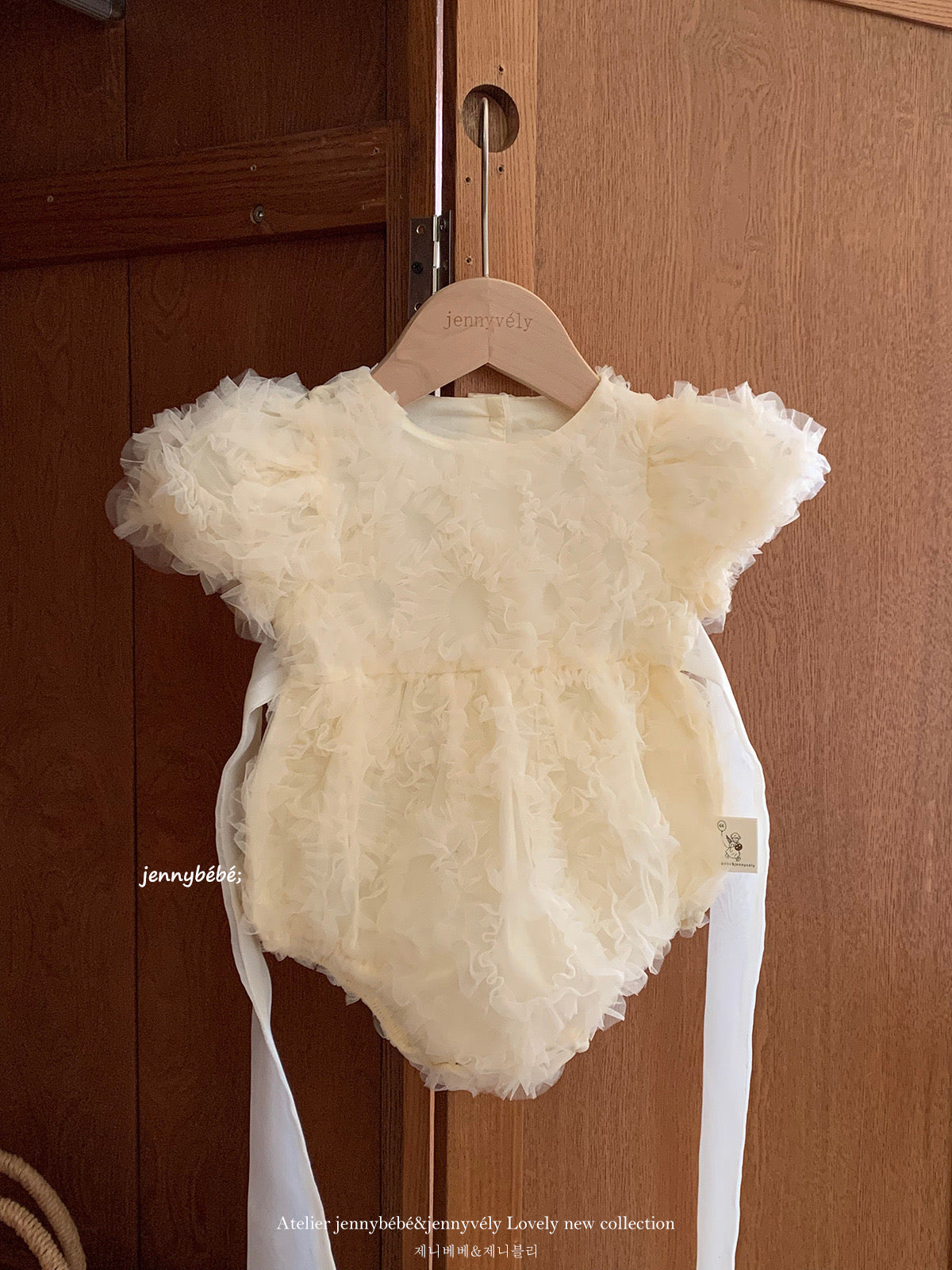 Preorder Infant & Girls Miara Christening Romper or Dress