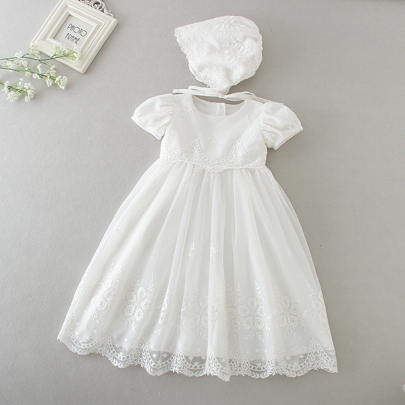 Christening for Preorder Solea Dress & Hat
