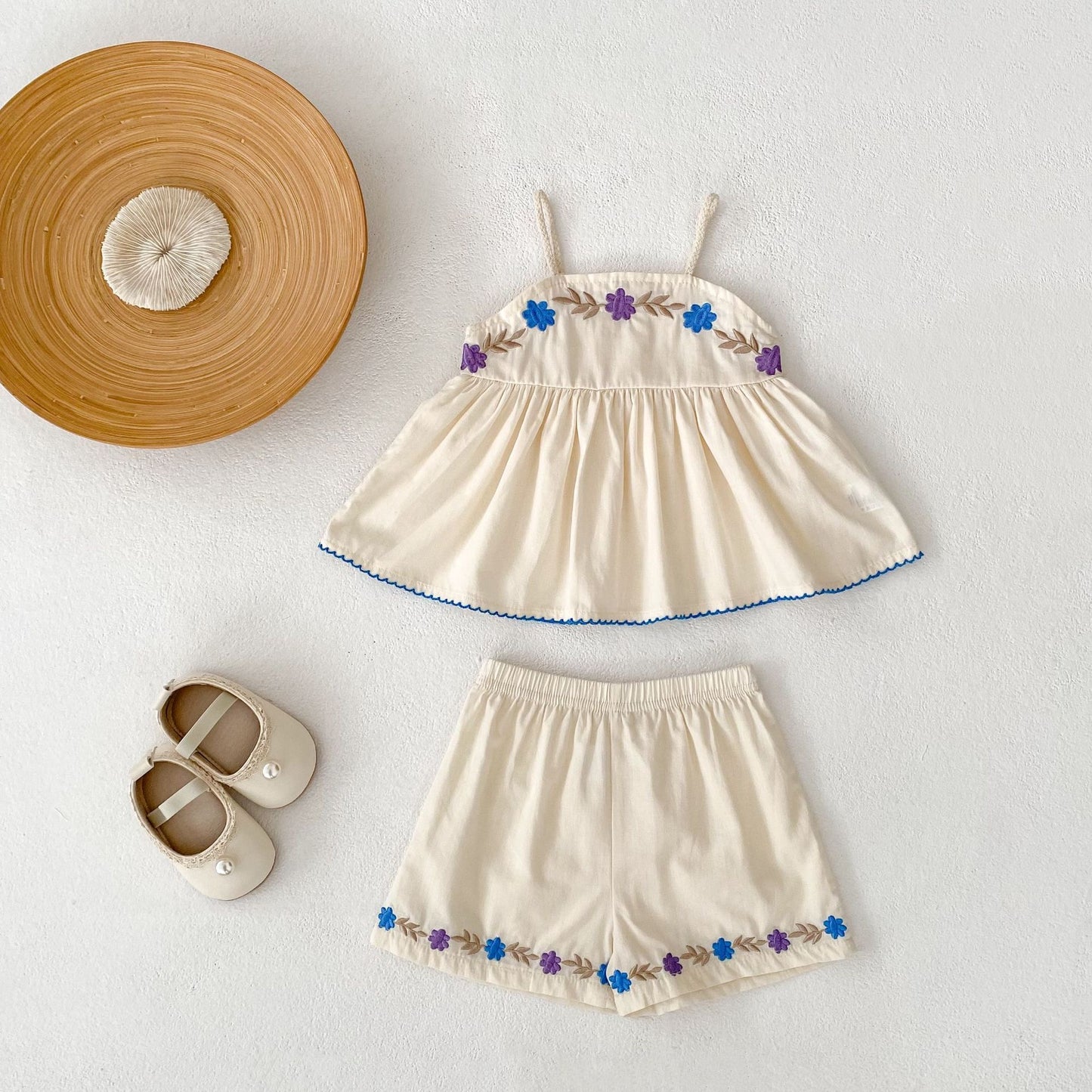 Preorder Infant Girls Tawny Blouse and Shorts