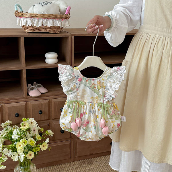 Preorder Infant Girls Kaori Tulip Romper