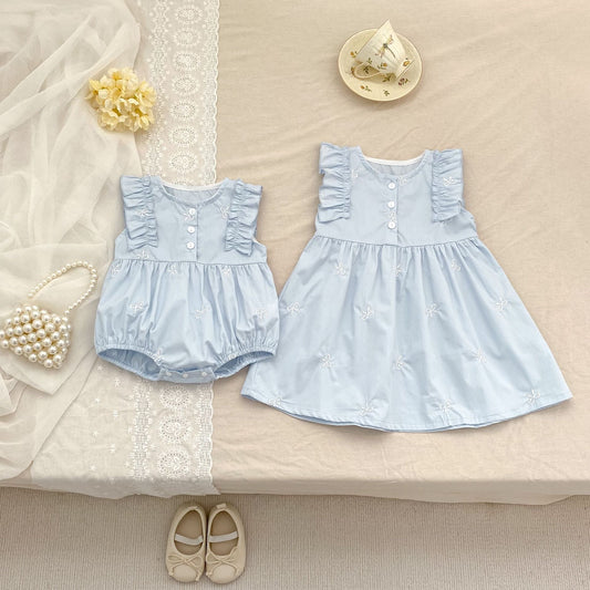 TWINNING FOR PREORDER Leigh Romper or Dress