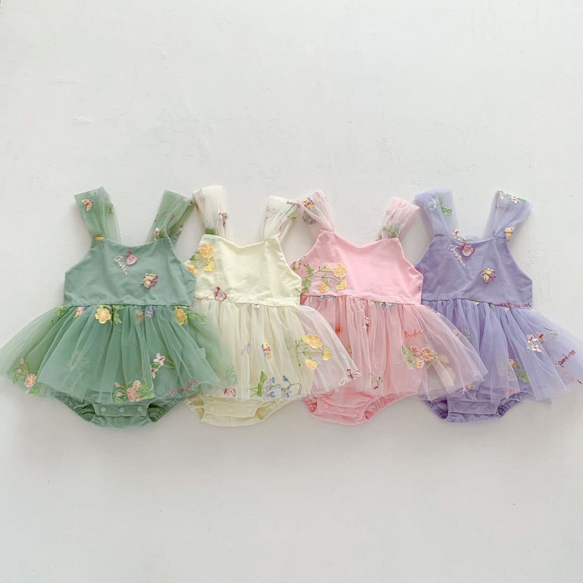 PREORDER Parfait Bowtie Tulle Romper Celebrations