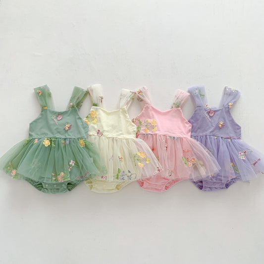 PREORDER Parfait Bowtie Tulle Romper Celebrations