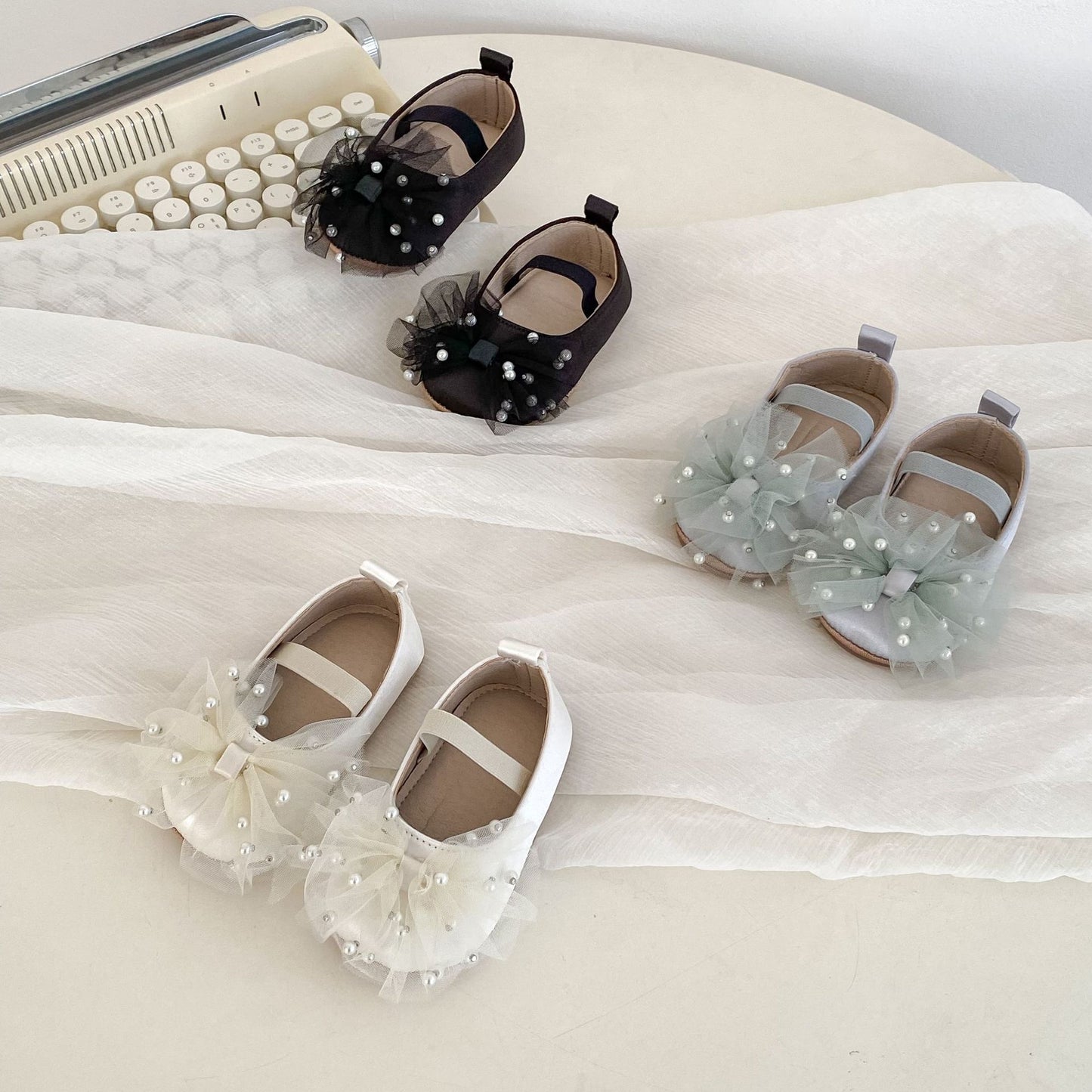 Preorder Carrie Pearly Baby Shoes
