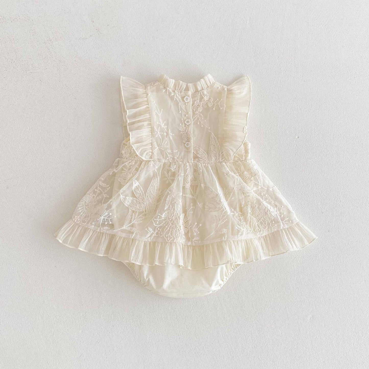 CHRISTENING for PREORDER Shiloh Romper