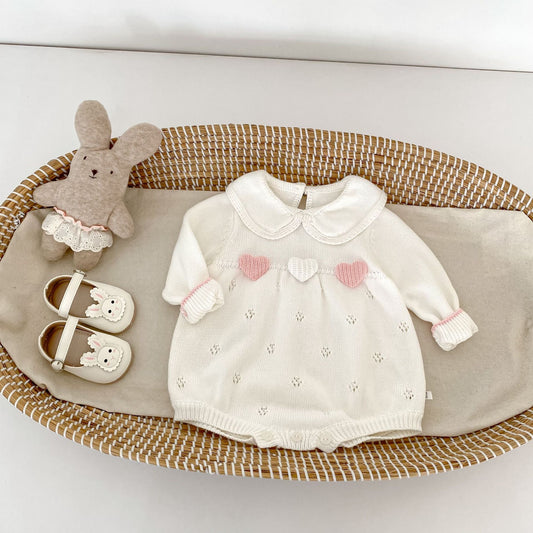 Preorder Infant Girls Adrianna Knit Romper