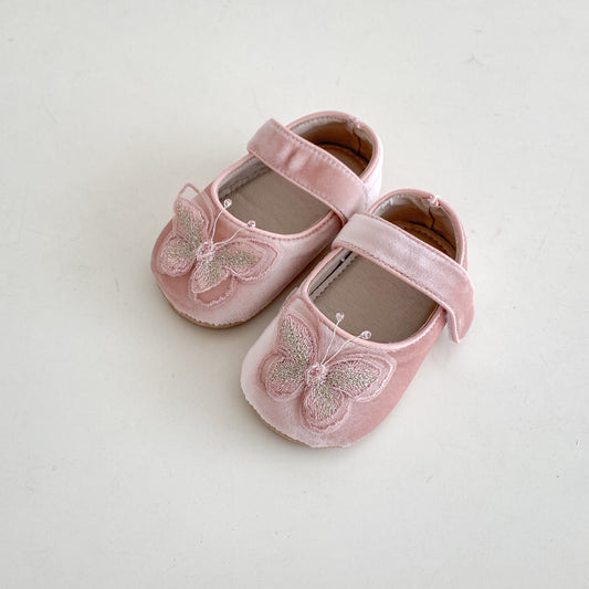 On Hand Janitha Butterfly Shoes in Pink 11 cm