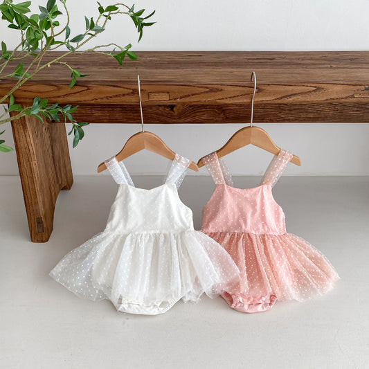 PREORDER Flo Polka Tutu Romper Celebrations