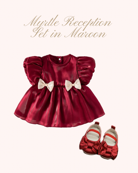 Preorder Myrtle Reception Bundle in Maroon