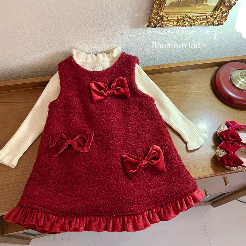 CHRISTMAS OOTD FOR PREORDER Sanne Dress & Inner Long Tee