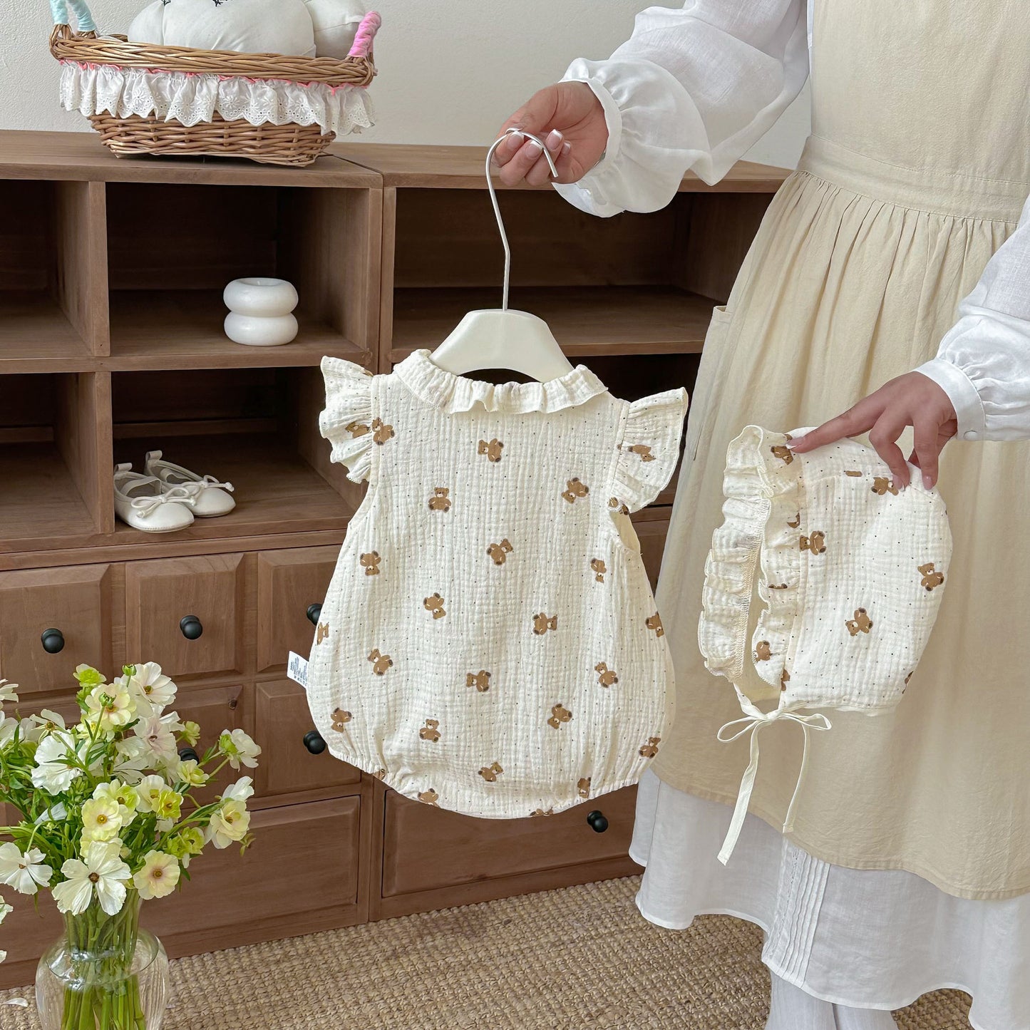 Preorder Infant Girls Kristy Chiffon Romper & Hat