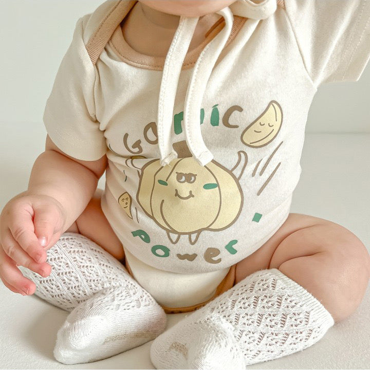 COSTUMES Garlic Romper & Hat