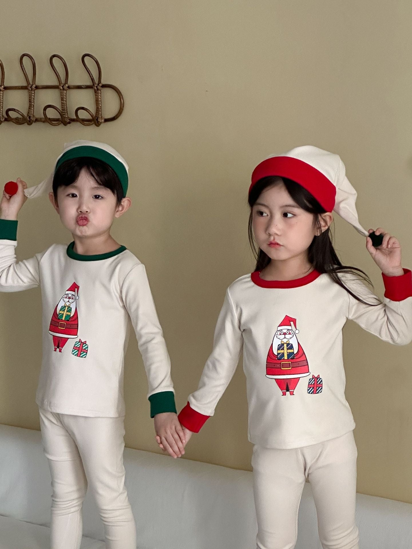 CHRISTMAS OOTD FOR PREORDER Holly Pajama Set for Kids