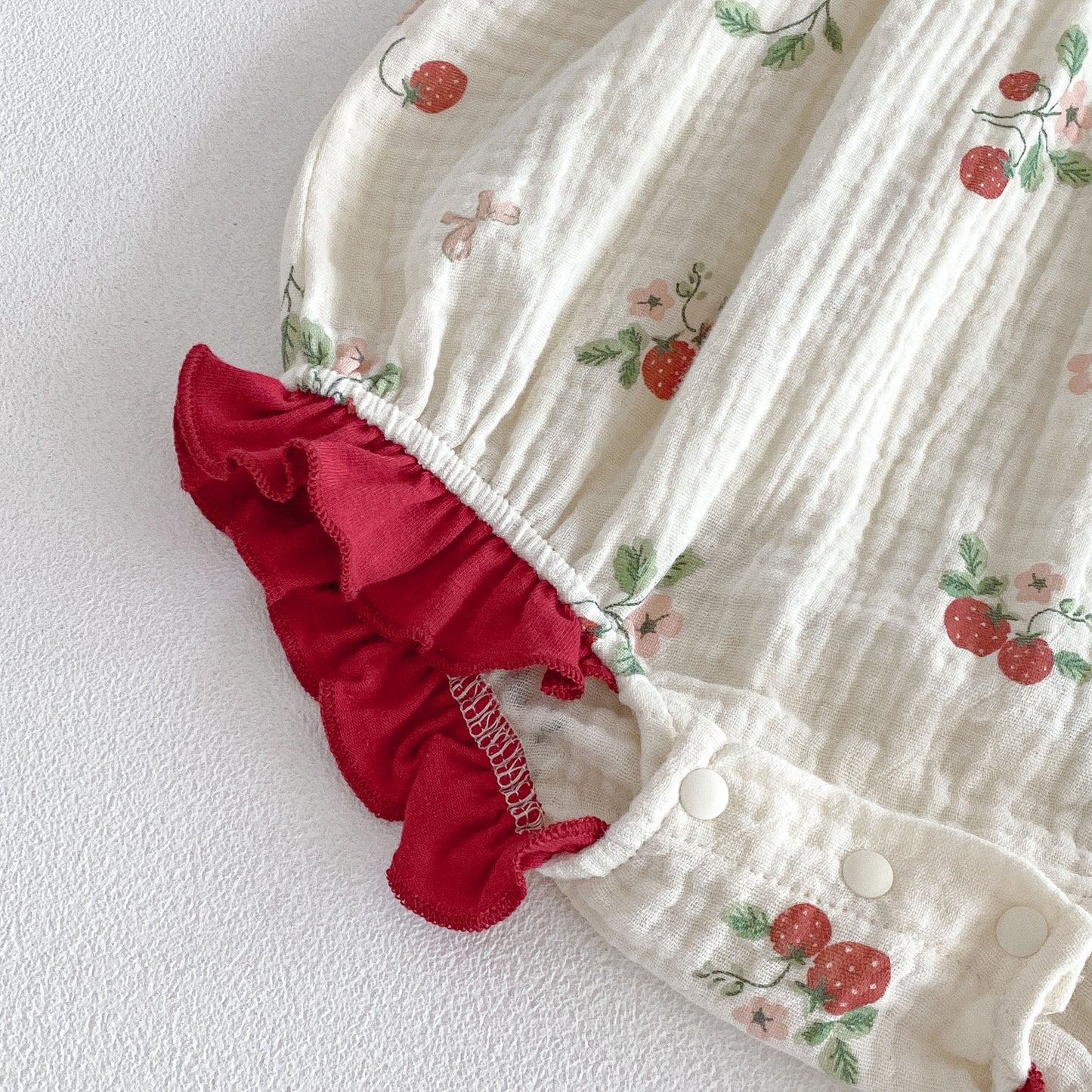 Preorder Infant Girls Averdeen Strawberry Romper