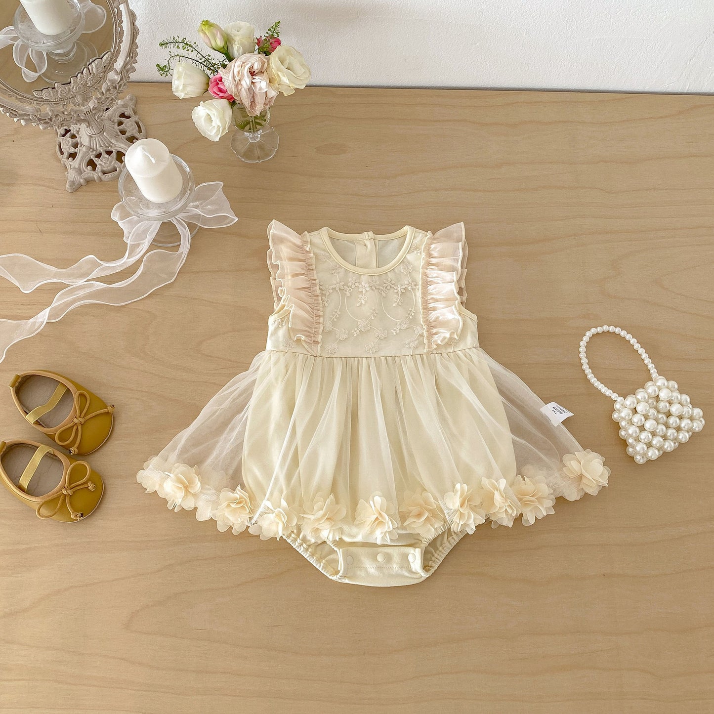 On Hand Anitta Romper in 0-6 months