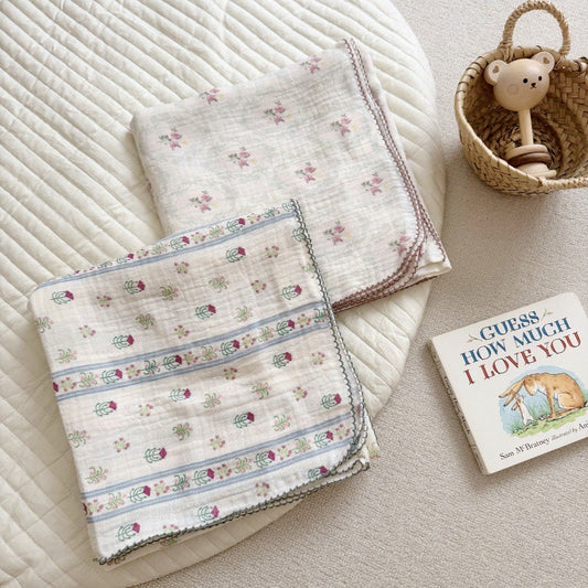 NURSERY Lulamae Chiffon Blanket For Baby to Toddler