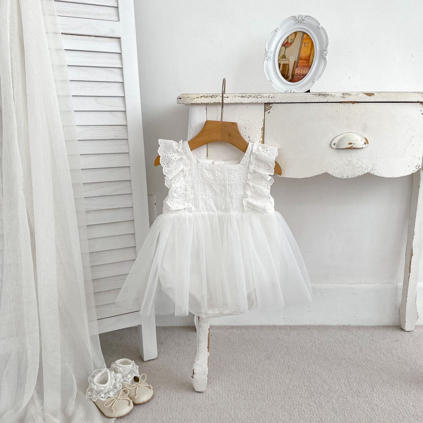 CHRISTENING Marion Romper