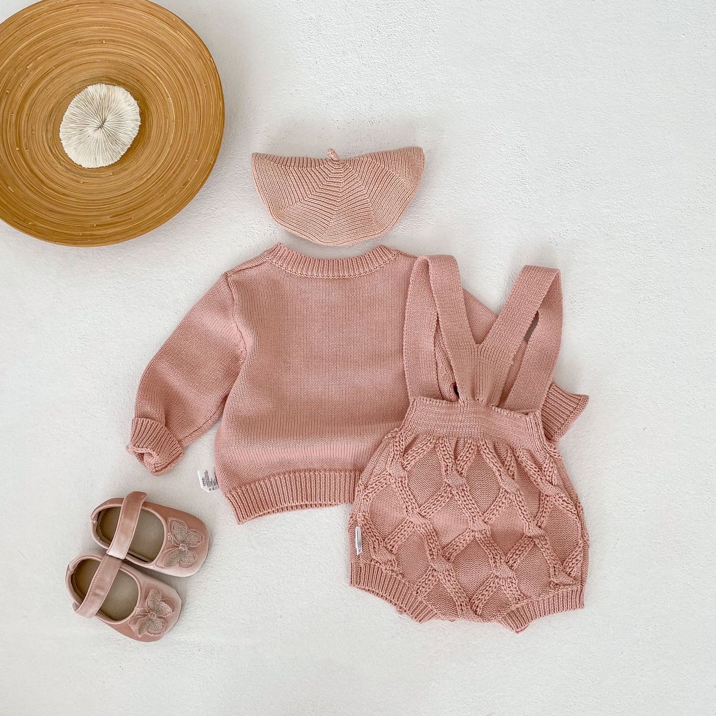 Preorder Infant Girls Ardella Knitted Cardigan or Jumpsuit