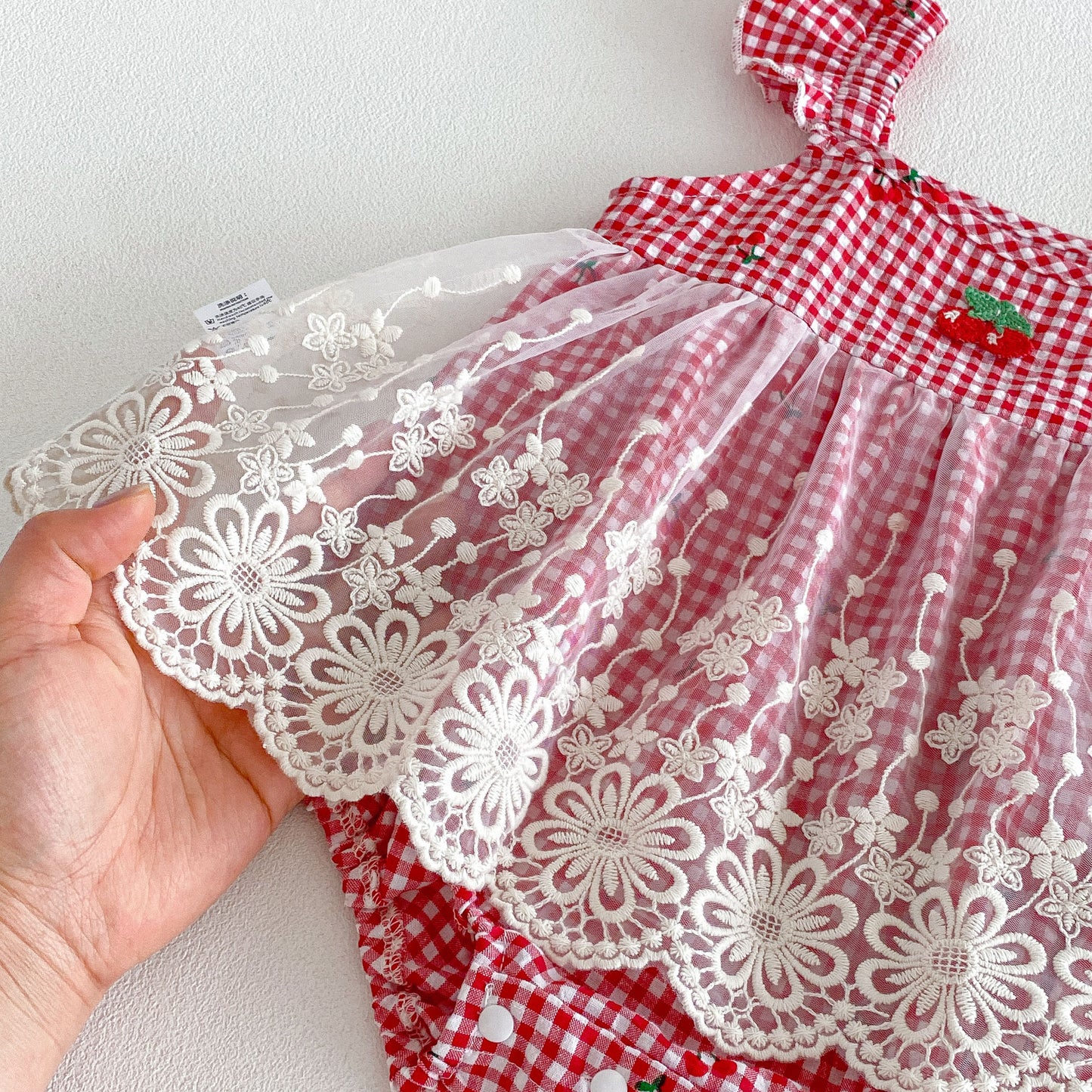 Preorder Infant Girls Roma Cherry Romper